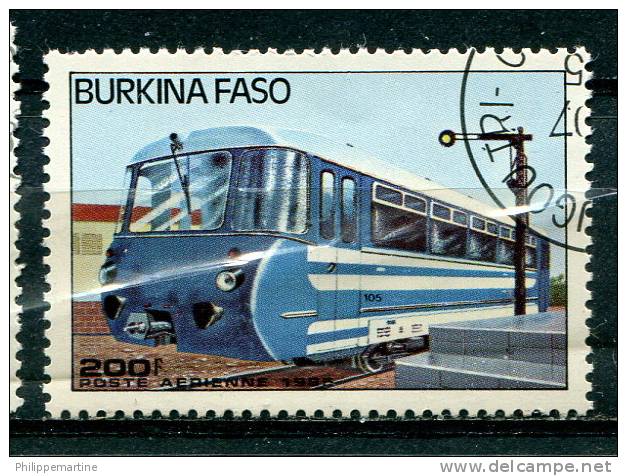 Burkina Faso 1985 - Posta Aérienne YT 296 (o) - Train - Burkina Faso (1984-...)