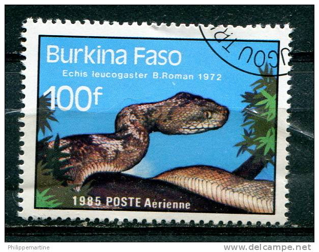 Burkina Faso 1985 - Posta Aérienne YT 302 (o) - Serpent - Burkina Faso (1984-...)