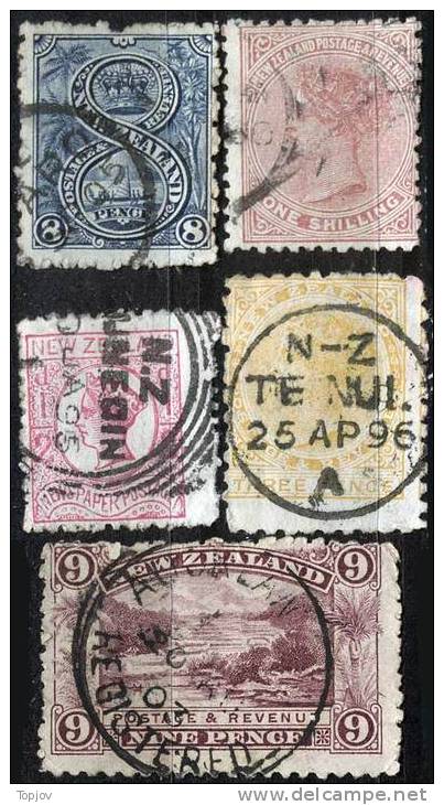 NEW ZEALAND - LOT - Used - Oblitérés