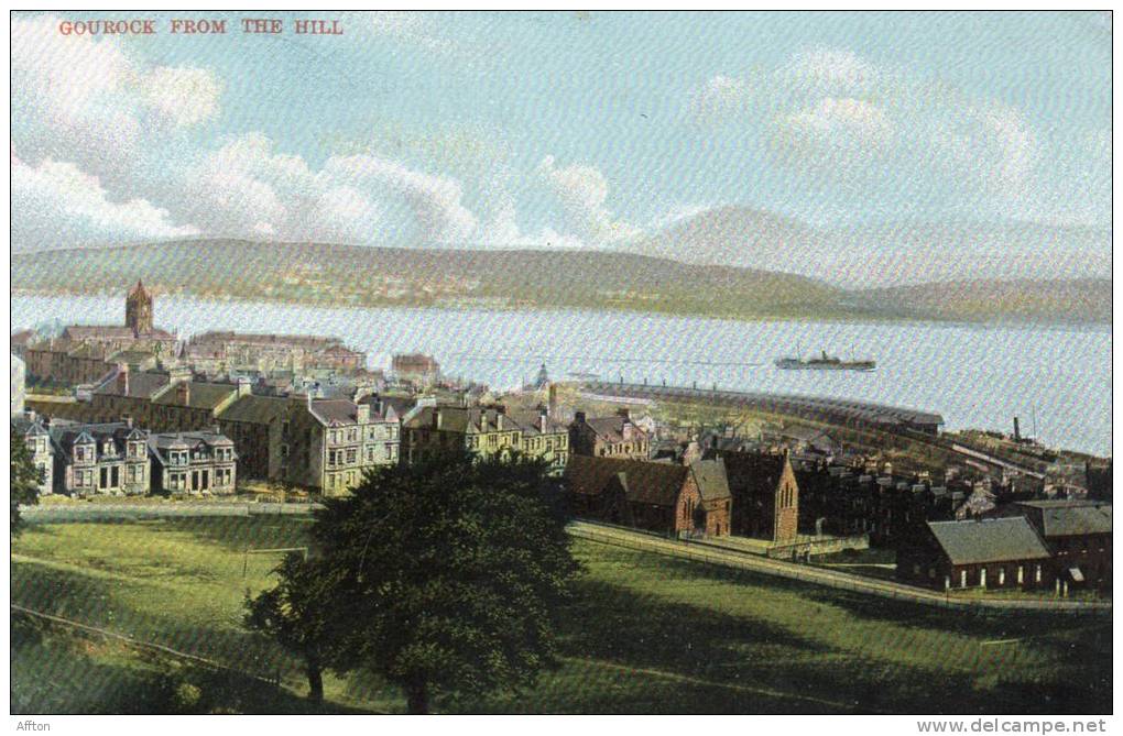 Gourock 1905 Postcard - Renfrewshire