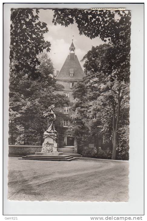 4130 MOERS, Schloss Mit Denkmal 1955 - Moers