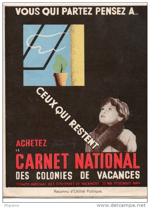 Carnet Complet Cclonies De Vacances - Antituberculeux