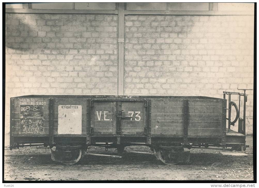 Tombereau L 73 Au Depot Des Acacias --- Mars 1896 --- Coll. Vieux Geneve - Trains