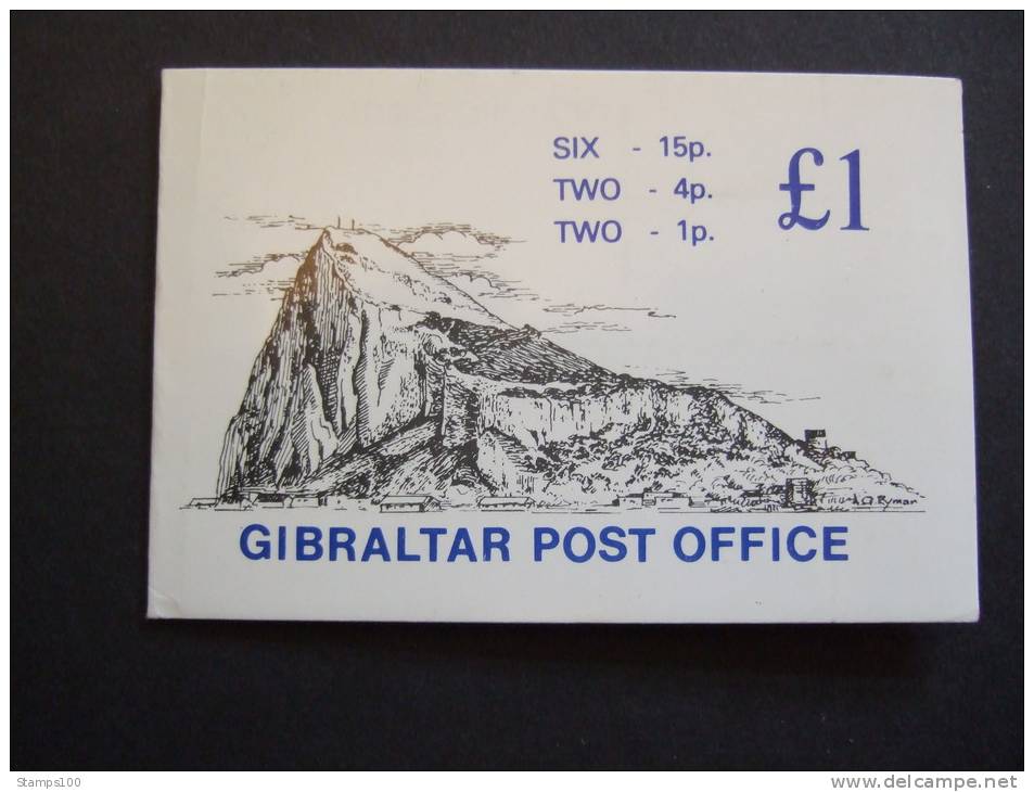 GIBRALTAR 1981  BOOKLET 6 X 15 + 4 X 1       MNH **  (SURMAP-E- /015) - Gibraltar