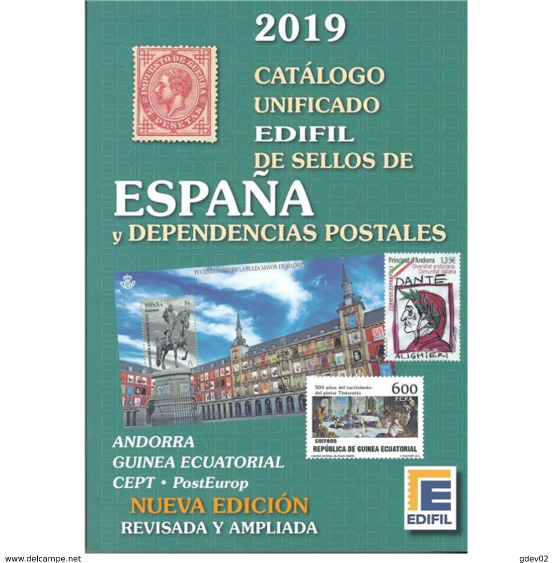 ESLI-L4028TLCSC.España Spain Espagne LIBRO CATALOGO EDIFIL 2019 - Sonstige & Ohne Zuordnung