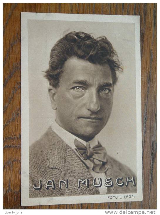 JAN MUSCH ( Foto Eilers ) Hollandsche Kunstenaars Serie 1 -  Anno 1920 ( Zie Foto Voor Details ) !! - Artistes