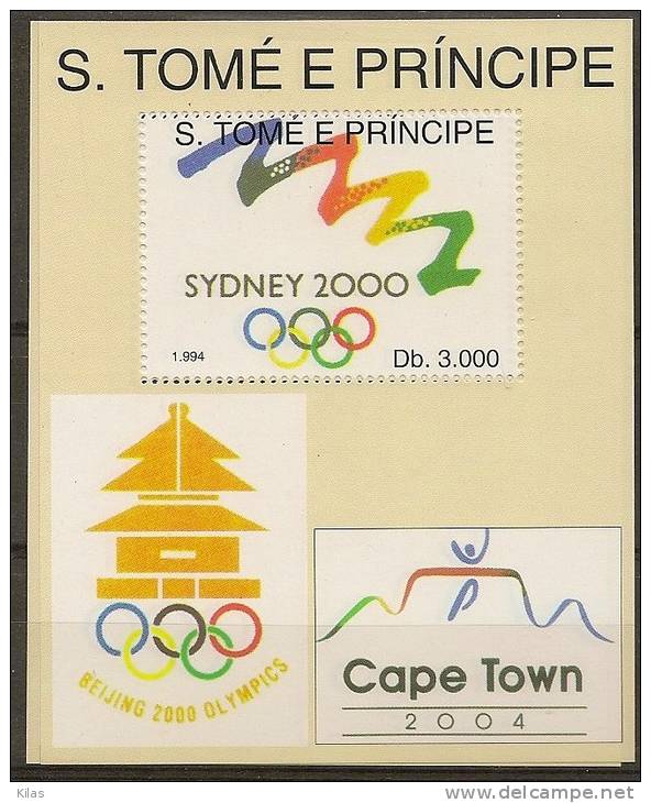 SAO TOME AND PRINCIPE 1994 Olympic Games Sydney - Summer 2000: Sydney