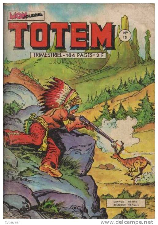 TOTEM N° 15 BE MON JOURNAL 02-1974 - Mon Journal