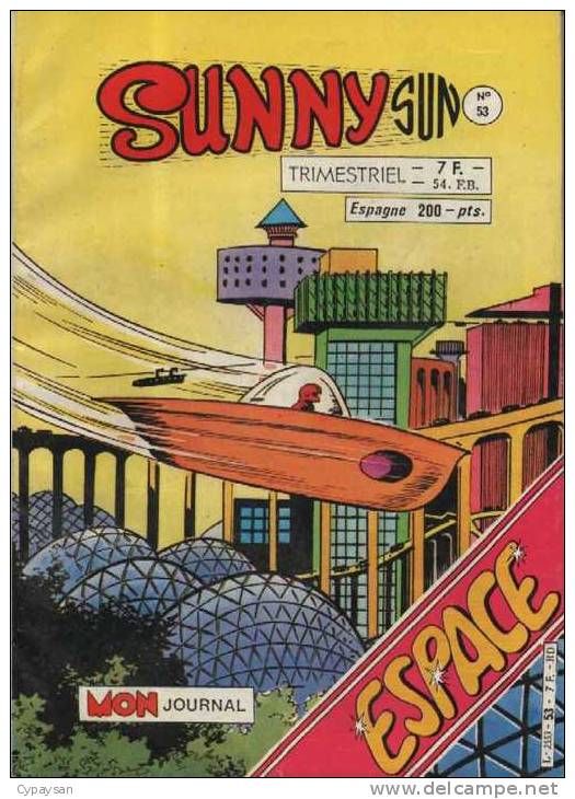 SUNNY SUN N° 53 BE MON JOURNAL 08-1986 - Mon Journal