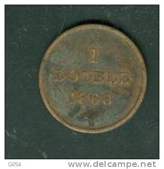 Guernesey , 1 Double Année 1868 - Pieb4504 - Iles Anglo-normandes