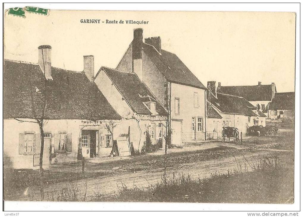 Dpt 18 - GARIGNY - Route De Villequier - Une Ferme Réf 2316 - Autres & Non Classés