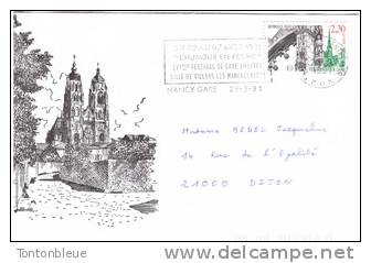 Sur Enveloppe - Nancy - Villefranche - Cachet Rond - 20gr - La Poste - (G265) - 1961-....