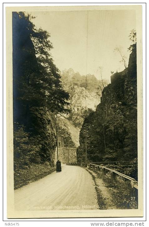 ALLEMAGNE : HOLLENTAL, HIRSCHSPRUNG - SCHWARZWALD - Höllental