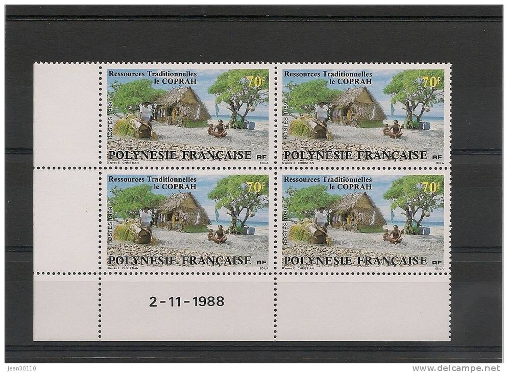 POLYNÉSIE  Année  1989 COINS DATES N° Y/T : 327** - Ungebraucht