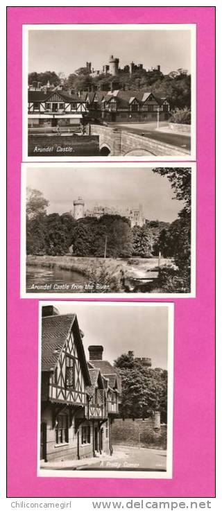 6 Snapshots - Arundel - Castle - Bridge - ENGLISH SERIES - 1950 - 8,5 X 6,5 Cm - Arundel