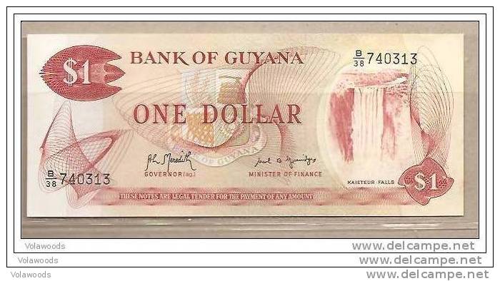 Guyana - Banconota Non Circolata Da 1 Dollaro P-21g.1 - 1992 - Guyana