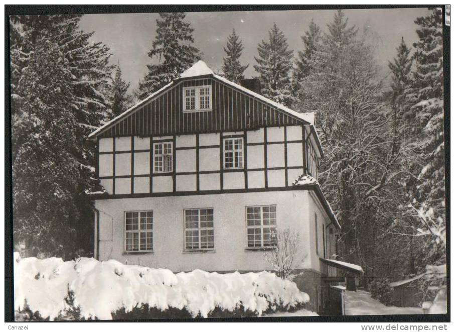 AK Schleusingen, Ferienheim Waldhaus Des Reichsbahnamtes Berlin, Ung, 1975 - Schleusingen