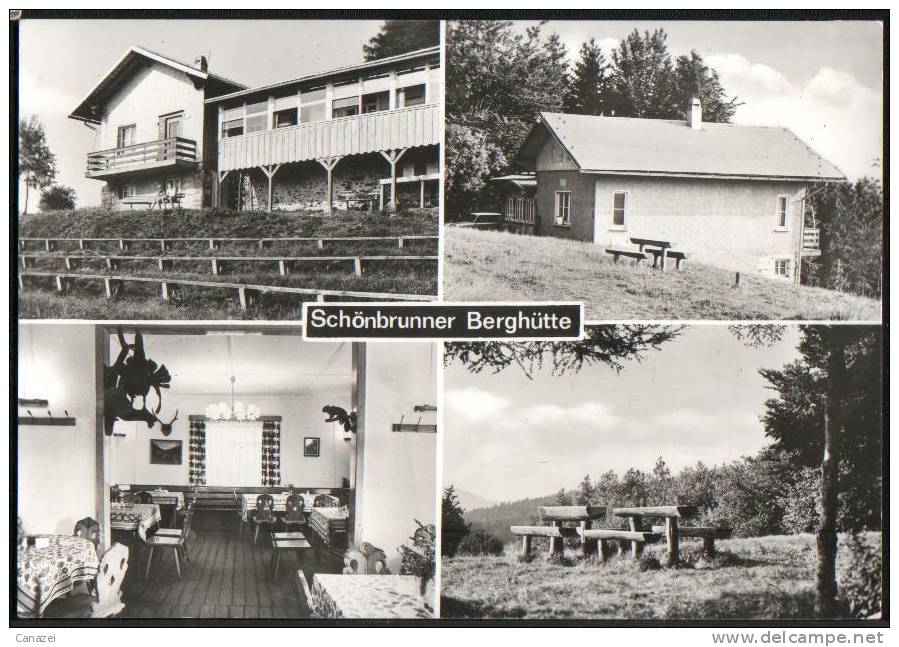 AK Schönbrunner Berghütte, Poststempel Hildburghausen, Gel, 1983 - Hildburghausen