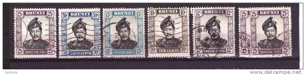 1952 BRUNEI Definitive Set Odd Value Yvert Cat N°  All Fine Used - Brunei (1984-...)