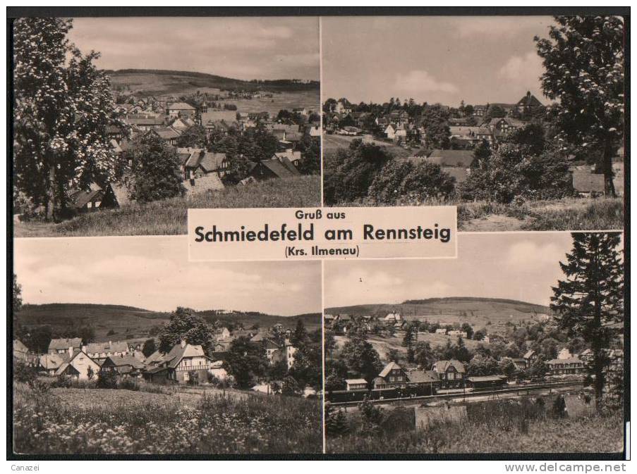AK Schmiedefeld Am Rennsteig, Gel, 1963 - Schmiedefeld