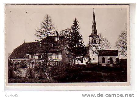 Suisse - Eglise Et Cure De Franges Marnand - Vue Prise Des Jardins En Hiver - Les EDITIONS SEAL N° 4125 - Marnand