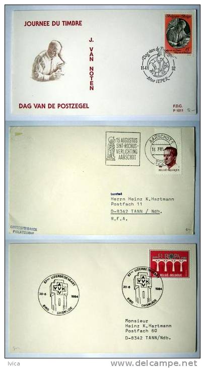 BELGIUM 3 Covers - Unclassified