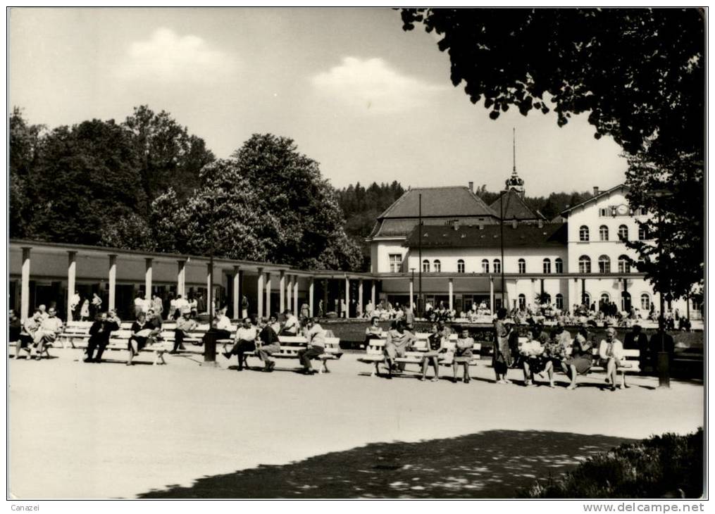 AK Bad Elster, Am Badeplatz, Ung, 1966 - Bad Elster