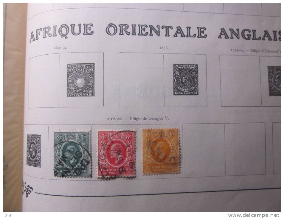 COLLECTION TIMBRES  UNION DE L'AFRIQUE DU SUD  ANGLAISE  DEBUT 1913 OBLITERES AVEC CHARNIERES