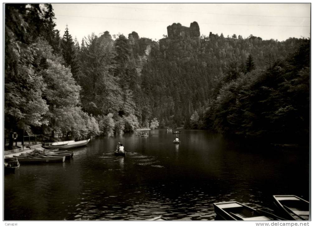 AK Amselsee, Ung, 1973 (Rathen, Wehlen, Bastei) - Rathen