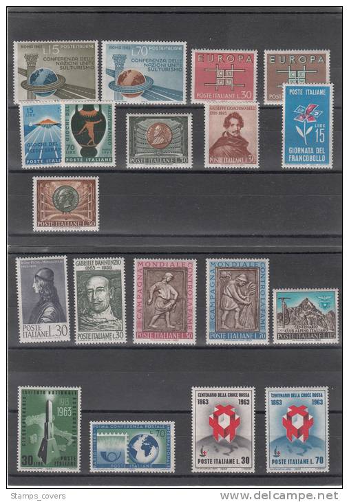 ITALIA MNH** MICHEL 1138/56 COMPLET YEAR 1963 - Full Years