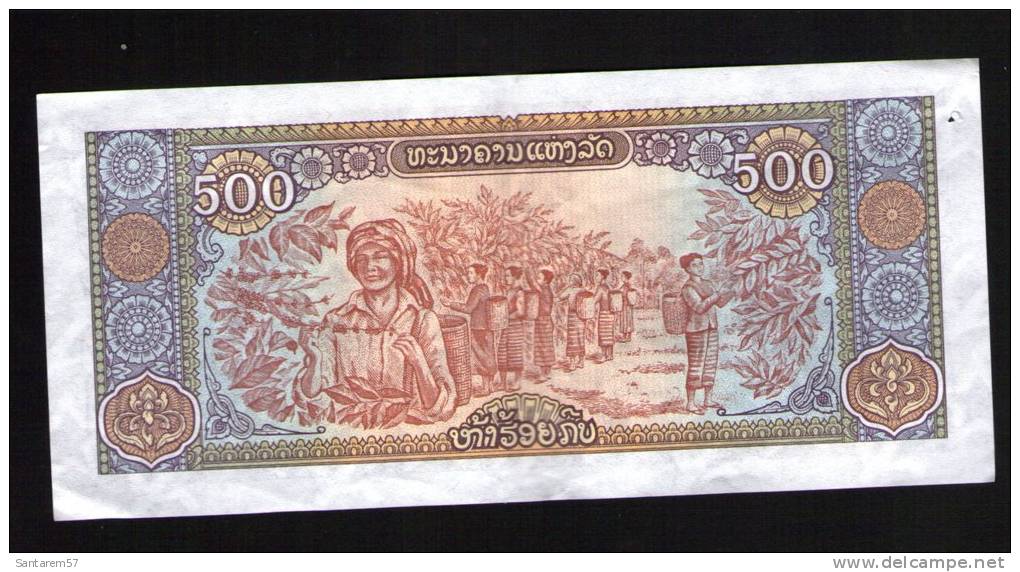 Billet De Banque Nota Banknote Bill 500 KIPS LAOS 1988 - Laos