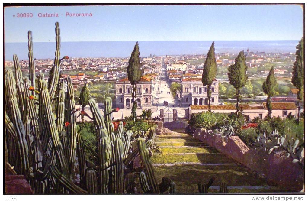 CATANIA Panorama - Formato Piccolo NON VIAGGIATA - Catania