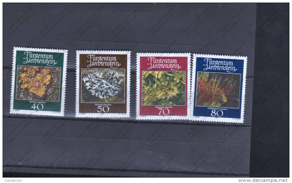 LIECHTENSTEIN Nº 717 AL 720 - Medicinal Plants