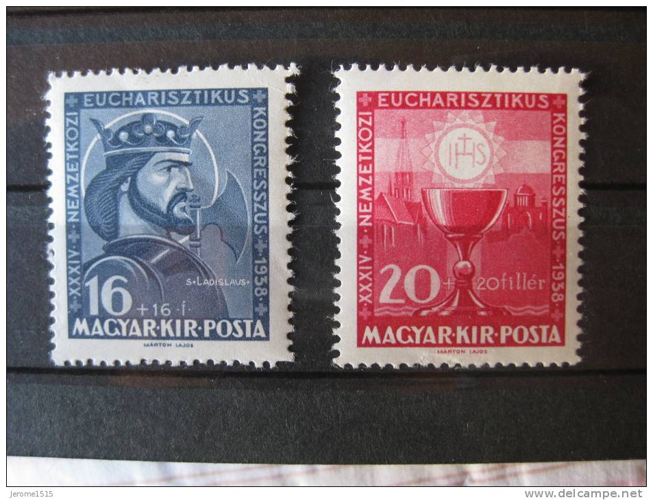 HONGRIE :  CONGRES EUCHARISTIQUE 1938  YetT N°59 ** - Unused Stamps