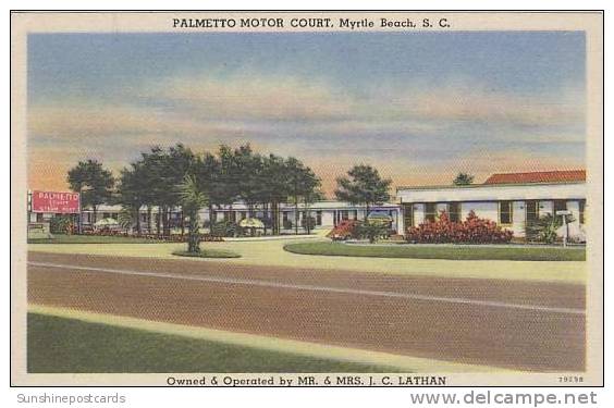 South Carolina Myrtle Beach Palmetto Motor Court - Myrtle Beach