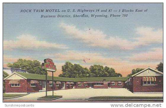 Wyoming Sheridan Rock Trim Motel - Sheridan