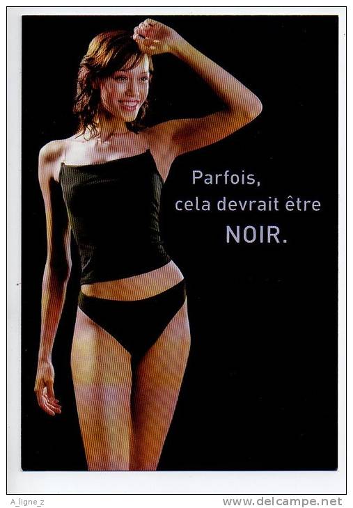 REF 111  -  CPM Carte à Pub Promo Pin Up Lingerie Femme Allways - Pin-Ups