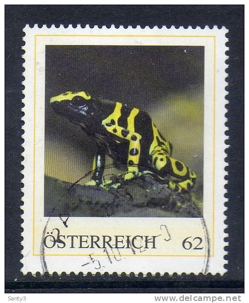 Oostenrijk, Persoonlijke Zegel, Gestempeld,  Vuursalamander, Zie Scan - Personnalized Stamps