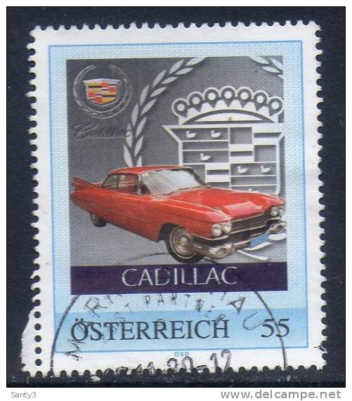 Oostenrijk, Persoonlijke Zegel, Gestempeld,  Auto Oldtimer, Zie Scan - Personnalized Stamps