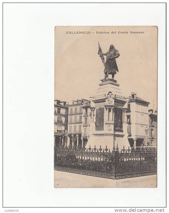 ESPAÑA - [OF #11809] - VALLADOLID - ESTÁTUA DEL CONDE ANSUREZ - Valladolid