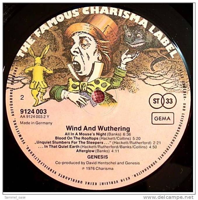 LP Vinyl  -  Genesis Wind & Wuthering  -  Von Phnogram  -  Nr. 9124 003  -  Von 1977 - Rock