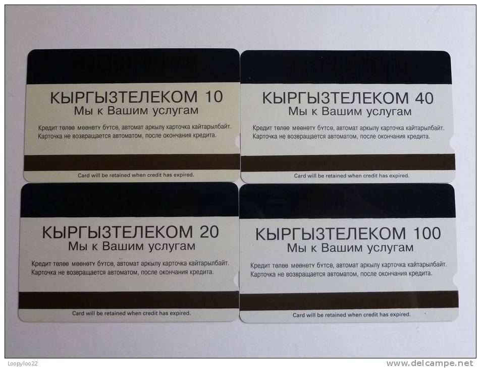 Kyrgyzstan - 4 Cards - Kramds Bank - Areopag - Kirguistán