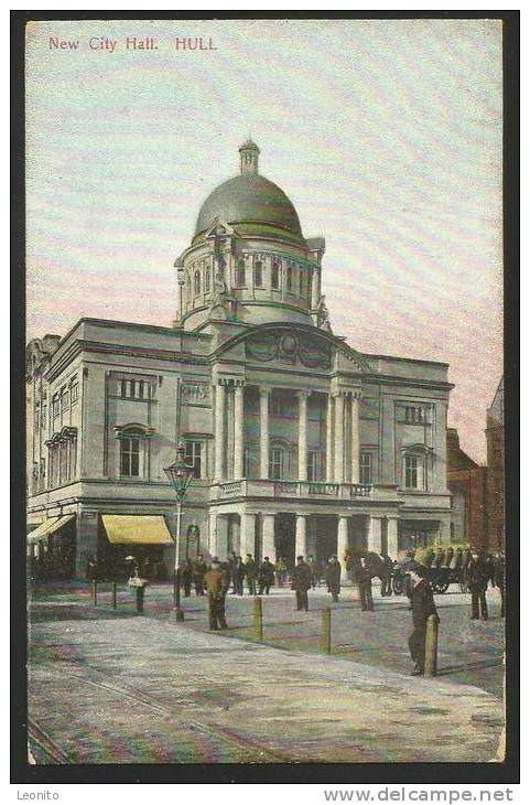 HULL New City Hall Yorkshire Great Britain Autobrom Graphische Industrie Baar & Bodansky Berlin Ca. 1910 - Hull