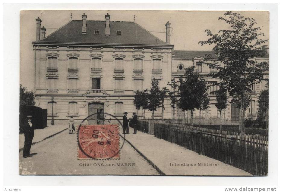 CPA 51  : CHALONS SUR MARNE   Intendance Militaire  1906      VOIR DESCRIPTIF  §§§ - Châlons-sur-Marne