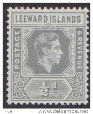 LEEWARD IS KGVI 1938 1/2d SG 97 HM XZ228 - Leeward  Islands