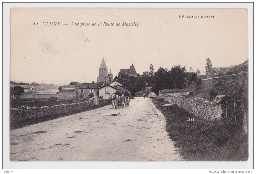 CLUNY - Vue Prise De La Route De Massilly - BF 82 - Cluny