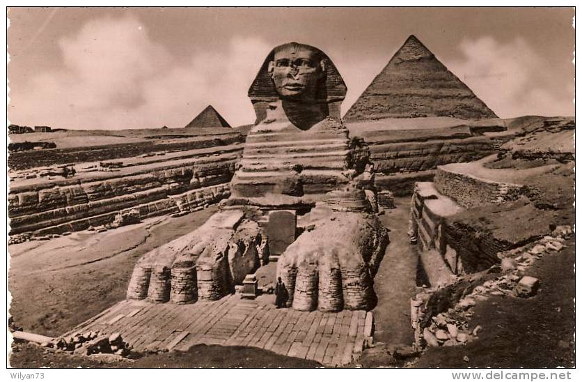 THE GREAT SPHINX OF GIZA Le Grand Sphinx De Gizeh (photo Véritable) - Sphinx