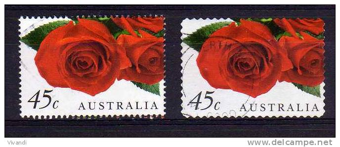 Australia - 1999 - Greetings Stamps "Romance"/Roses - Used - Oblitérés