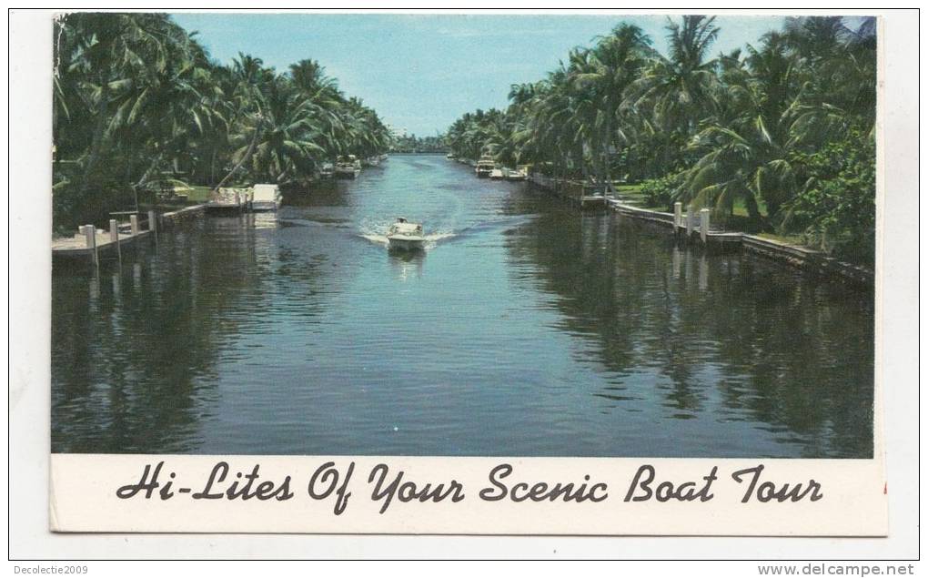 BR54995 Hi Lites Of Your Scenic Boat Tour  Fort Lauderdale     2 Scans - Fort Lauderdale