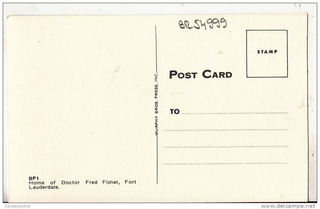 BR54999 Home Of Doctor Fred Fisher Fort Lauderdale   2 Scans - Fort Lauderdale